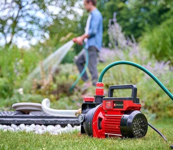 Einhell - Pompe de jardin GC-GP 6050 ECO PLUS - 600W - 5000L/h - 4 bars - refoulement 40m - raccords laiton Einhell - Image 3