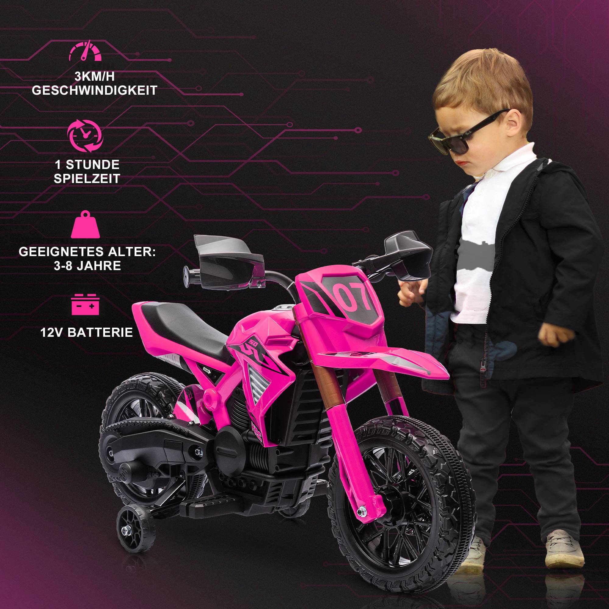 Chrees Jouet de Moto à Traction pour Enfants, Haute Simulation, avec Effets Sonores et Lumineux, Modèle D'affichage en Alliage, Jouet de Moto (Blanc