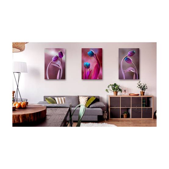 Tableau Imprimé "Tulipes Amoureux" 30 x 60 cm - Image 2