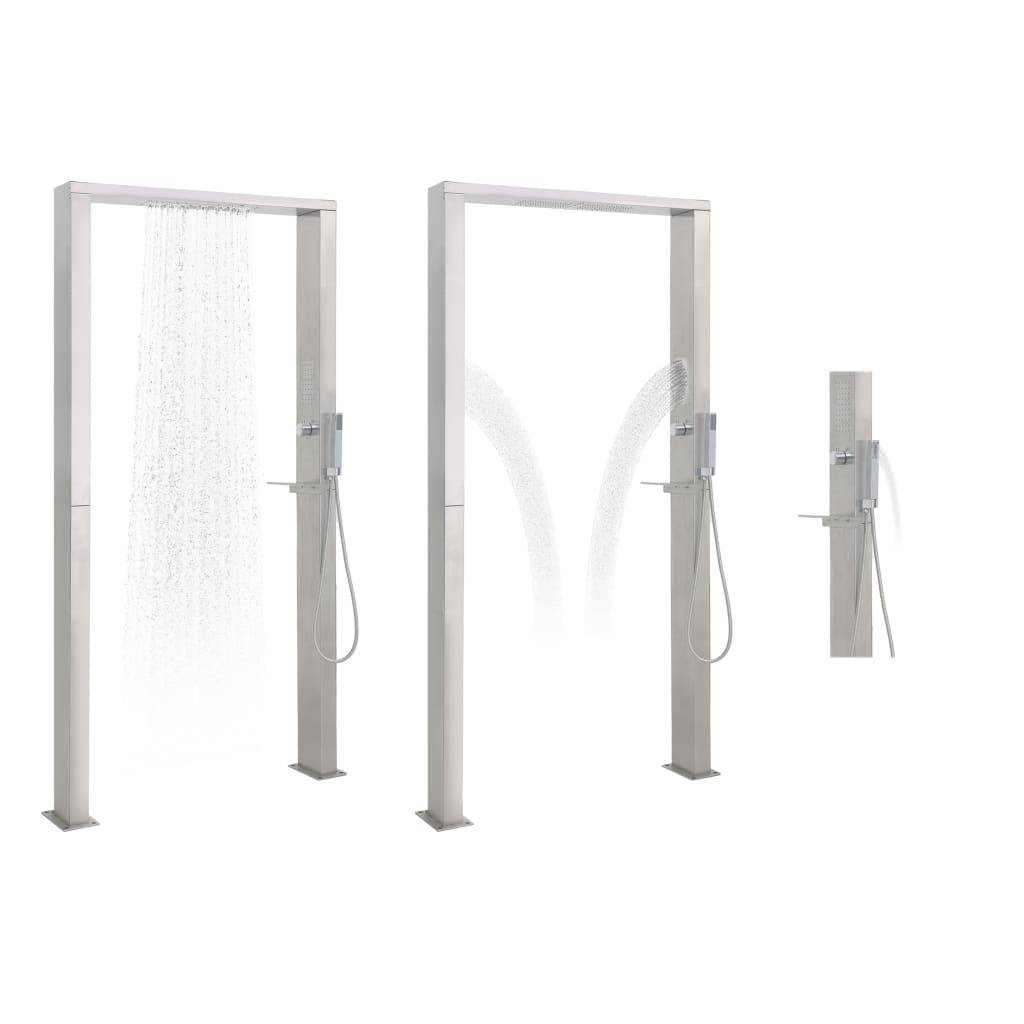 Douche d'exterieur  Støvring Argenté  2,8 X 2,8 X 21 cm  - P87209A - Image 2