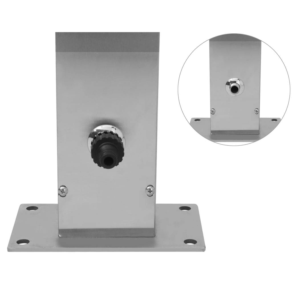 Douche d'exterieur  Støvring Argenté  2,8 X 2,8 X 21 cm  - P87209A - Image 6