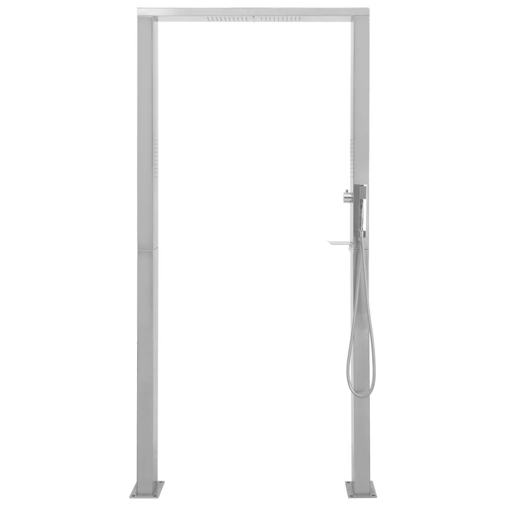 Douche d'exterieur  Støvring Argenté  2,8 X 2,8 X 21 cm  - P87209A - Image 4
