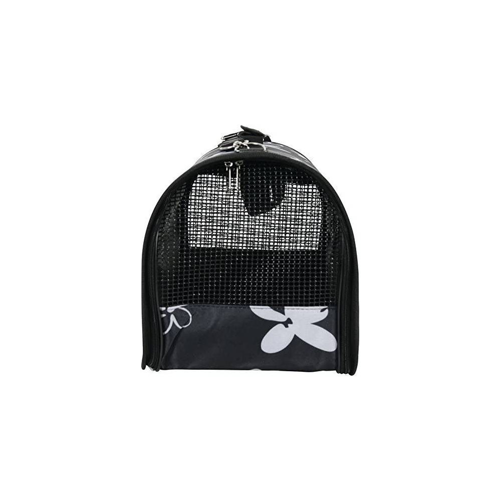Zolux - Panier de transport Flower. M. couleur noir. pour chat ou chien. max 6 kg - Imagen 5