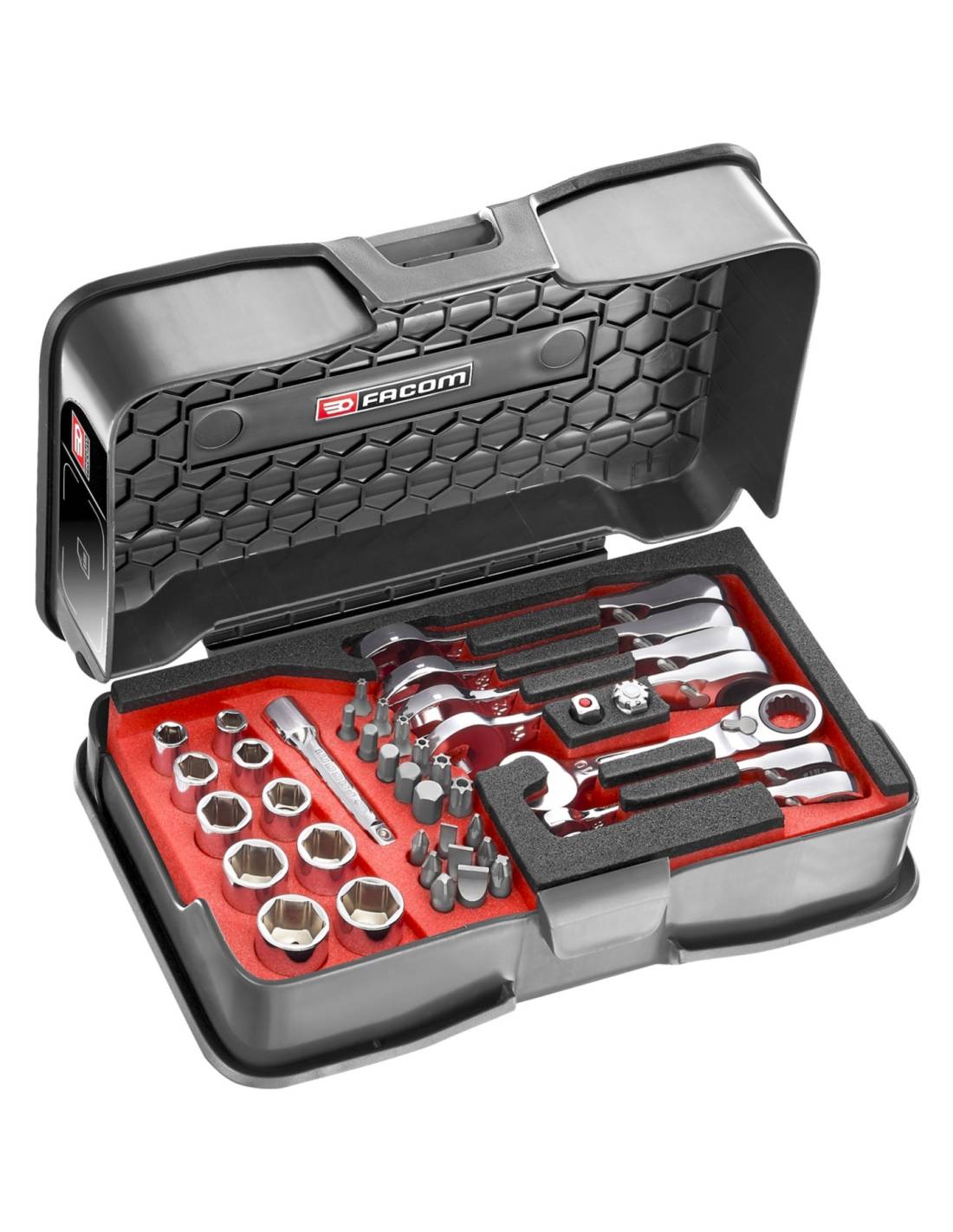 Facom - Coffret Cliquet Compact Facom Serrage Polyvalent, Compacité, Robustesse - Générique - Imagen 1