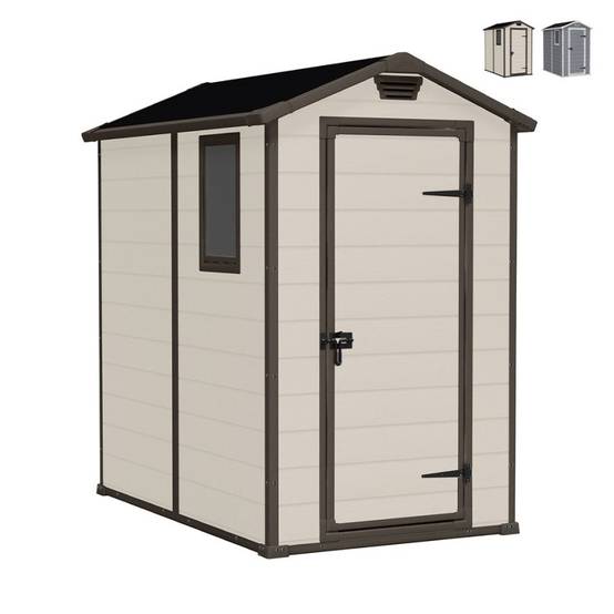 Keter - Abri de jardin Boîte en résine PVC 130x192x198cm ResinBox - Image 3