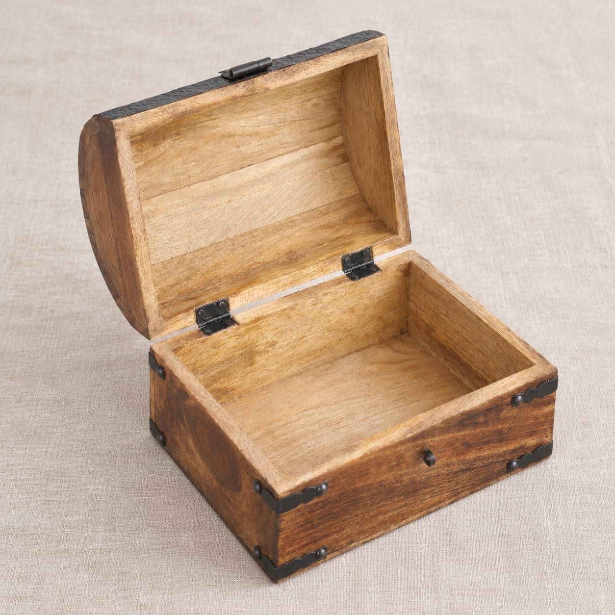 Coffre à Trésor en Bois Style Coquillage Rangement Bijoux - Image 9