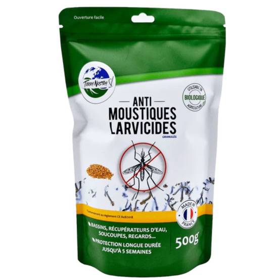 Terra Nostra - Larvicide anti-moustiques - Pot de 500 g - Imagen 1