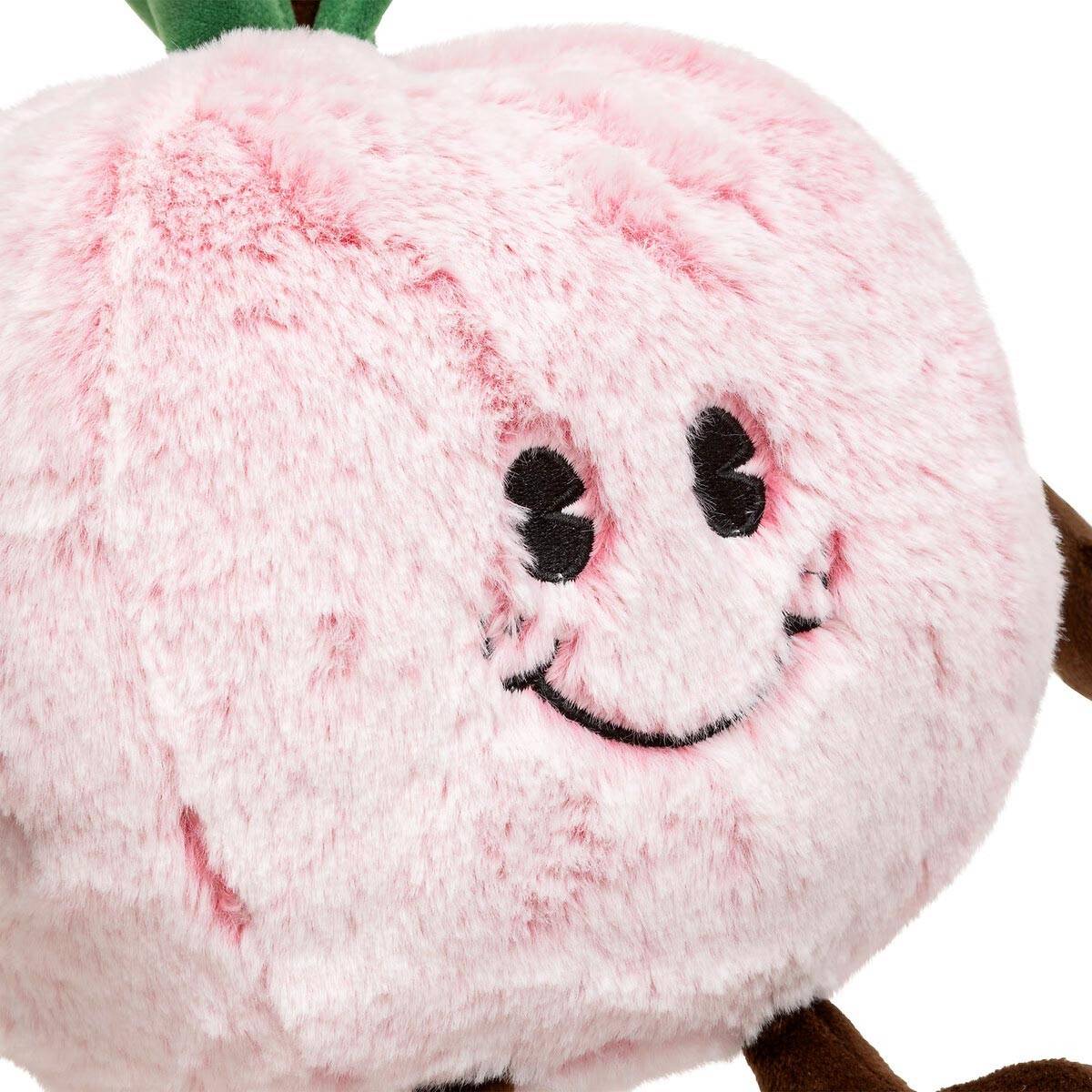 Peluche Enfant Pêche "Peachy" 20cm Rose - Image 2