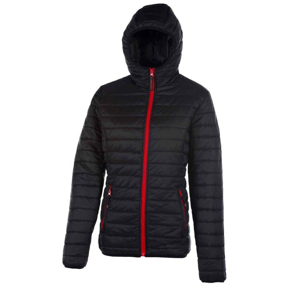 Doudoune légère femme Penduick Pacific Noir / Rouge XXL