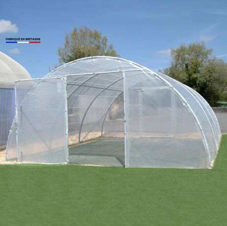 Serre En Direct - Serre tunnel PRO-450 larg 4.50 m, Long 6 m, Façade 2 portes simples - Imagen 2