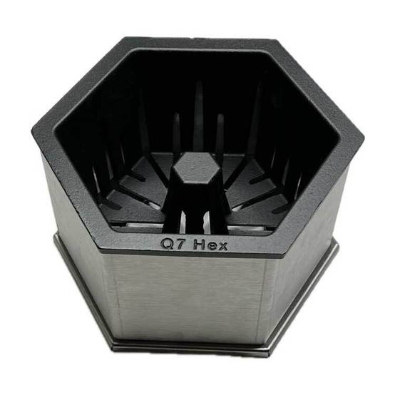 QAÏTO Q7Hex Brûleur à pellets pour petits inserts et poeles à bois recevant des bûches de 25 à 30 cm - Image 1