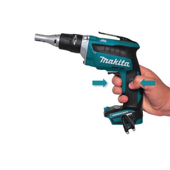 Visseuse plaque de plâtre MAKITA 18 V Li-Ion sans chargeur ni batterie - DFS452Z - Image 3