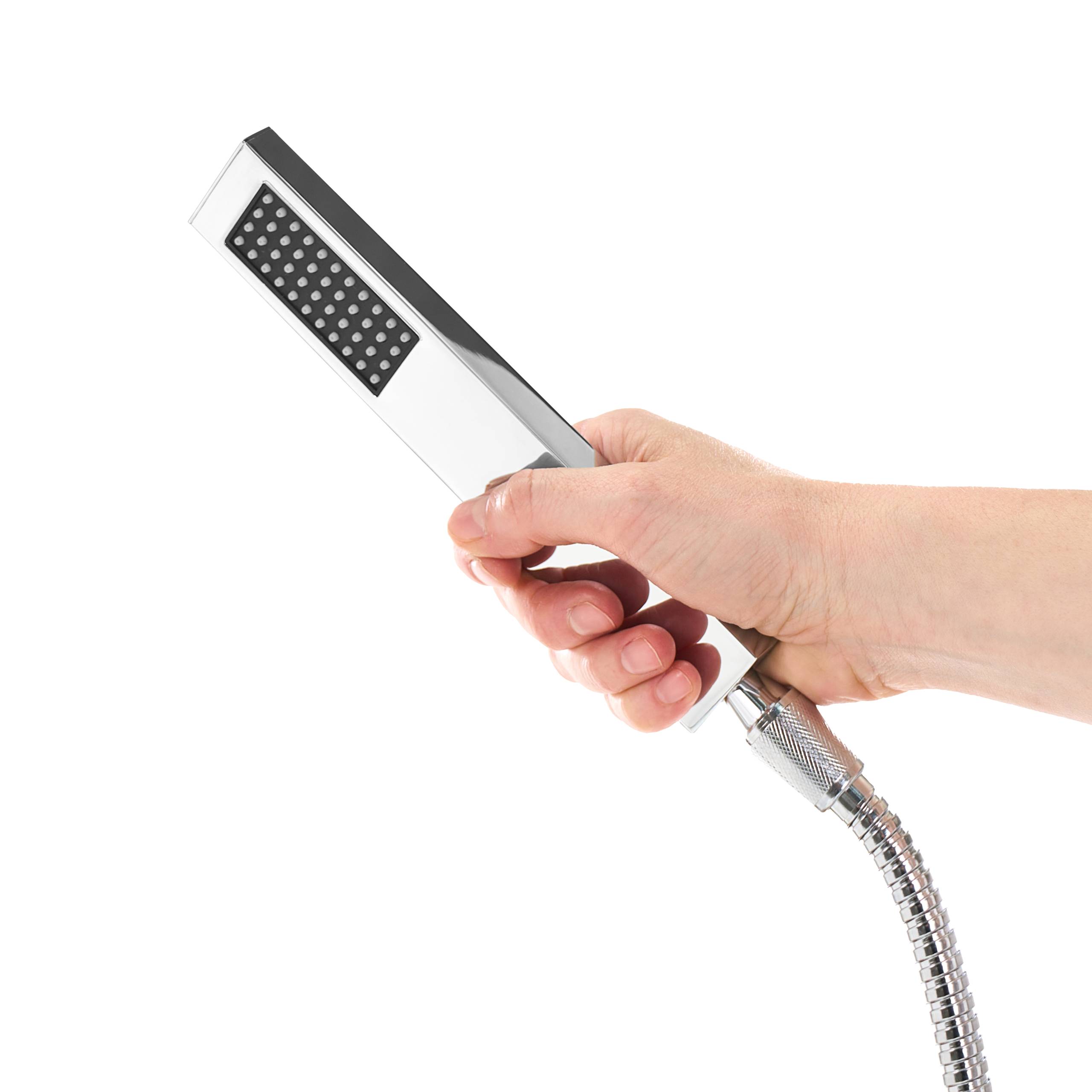 Beliani - Douche d'extérieur Acier inox Argenté SURAMA - 110x75x217- Beliani - Image 7