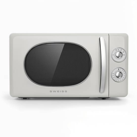 Sweiss MOVI8 - Micro-ondes vintage beige - Image 1