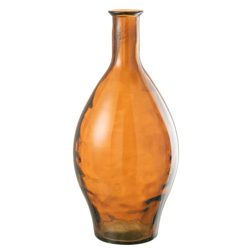 J-Line - Vase haut en verre marron 26x26x60 cm - J-Line - Image 1