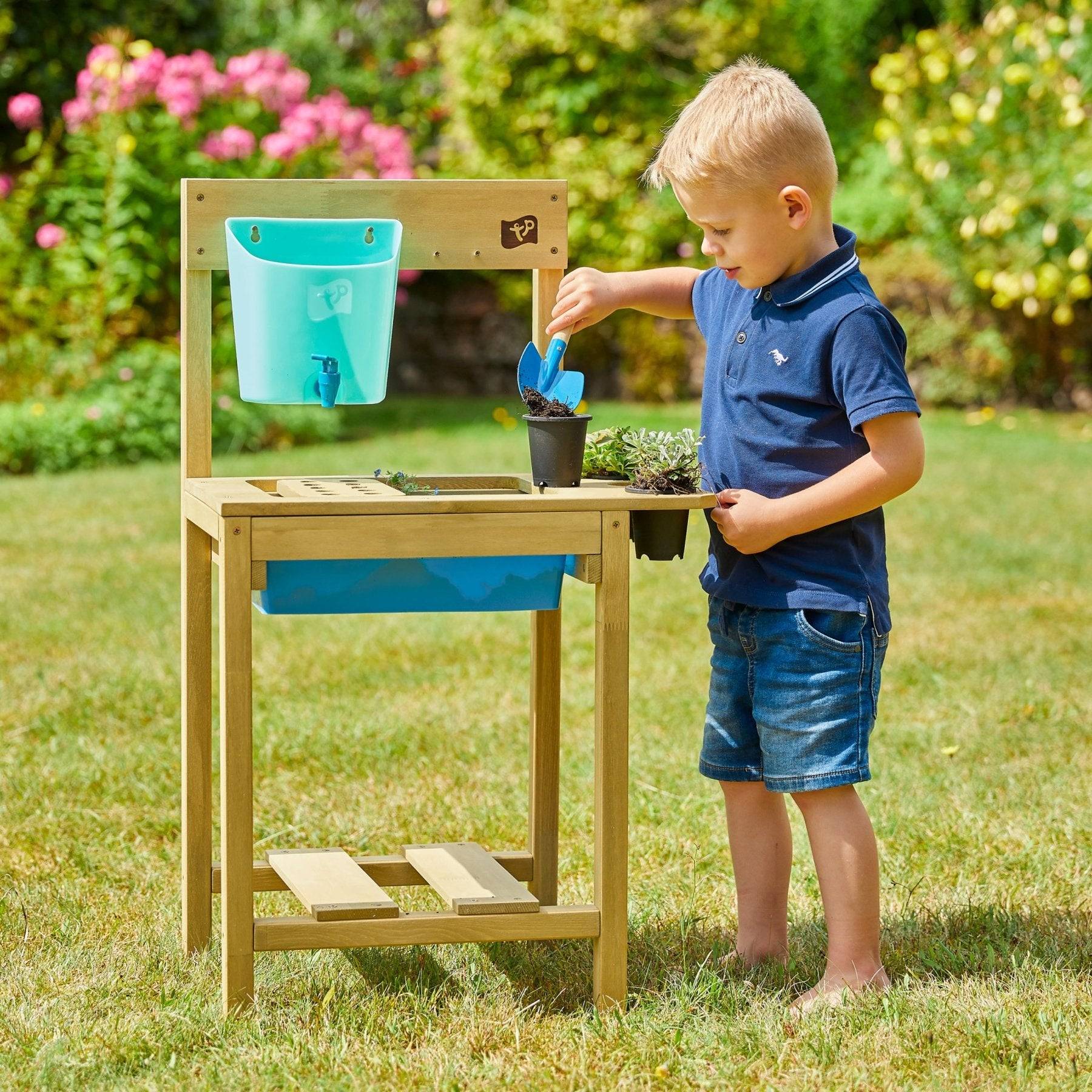 Tp Toys - Table à rempoter pour enfant EARLY FUN bois FSC® - Imagen 1