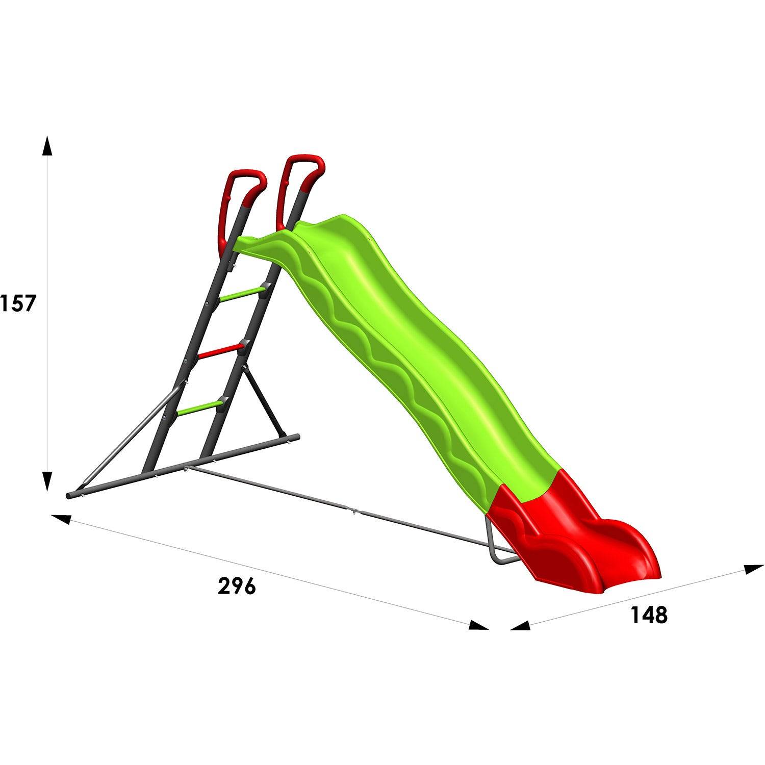 Trigano Jardin - Toboggan de 2.63m de glisse J-31151P4 Trigano Jardin - Imagen 3