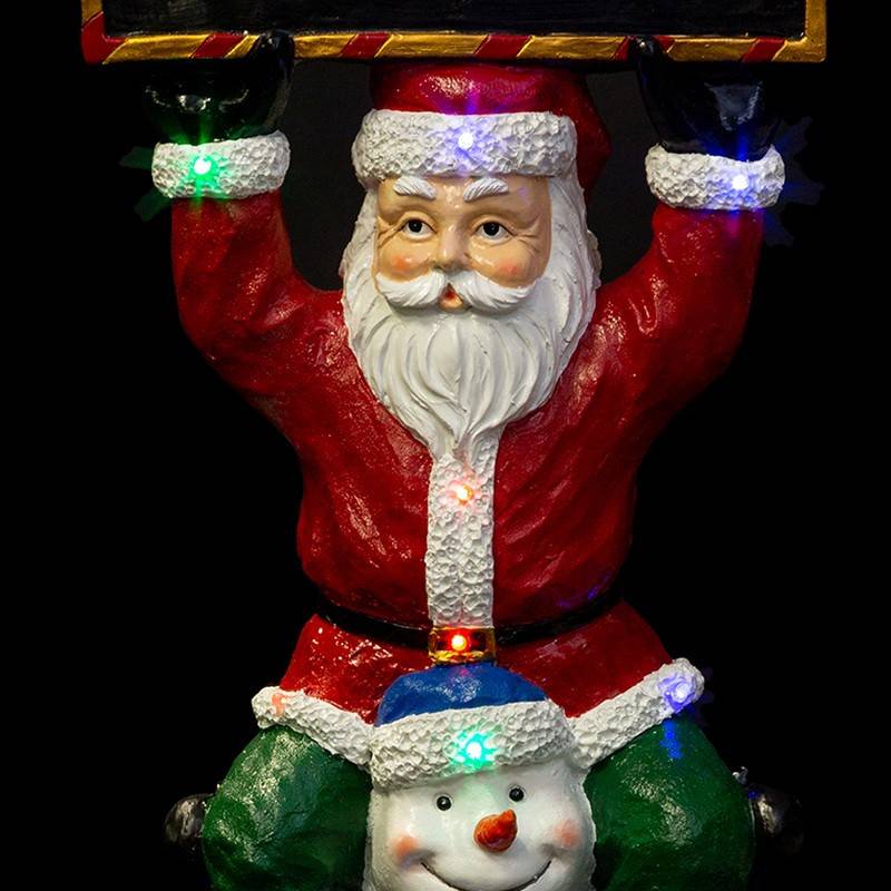 Fééric Lights & Christmas - Résine LED Père Noël + Amis 150 cm 20 LED - Feeric Lights & Christmas - Imagen 2