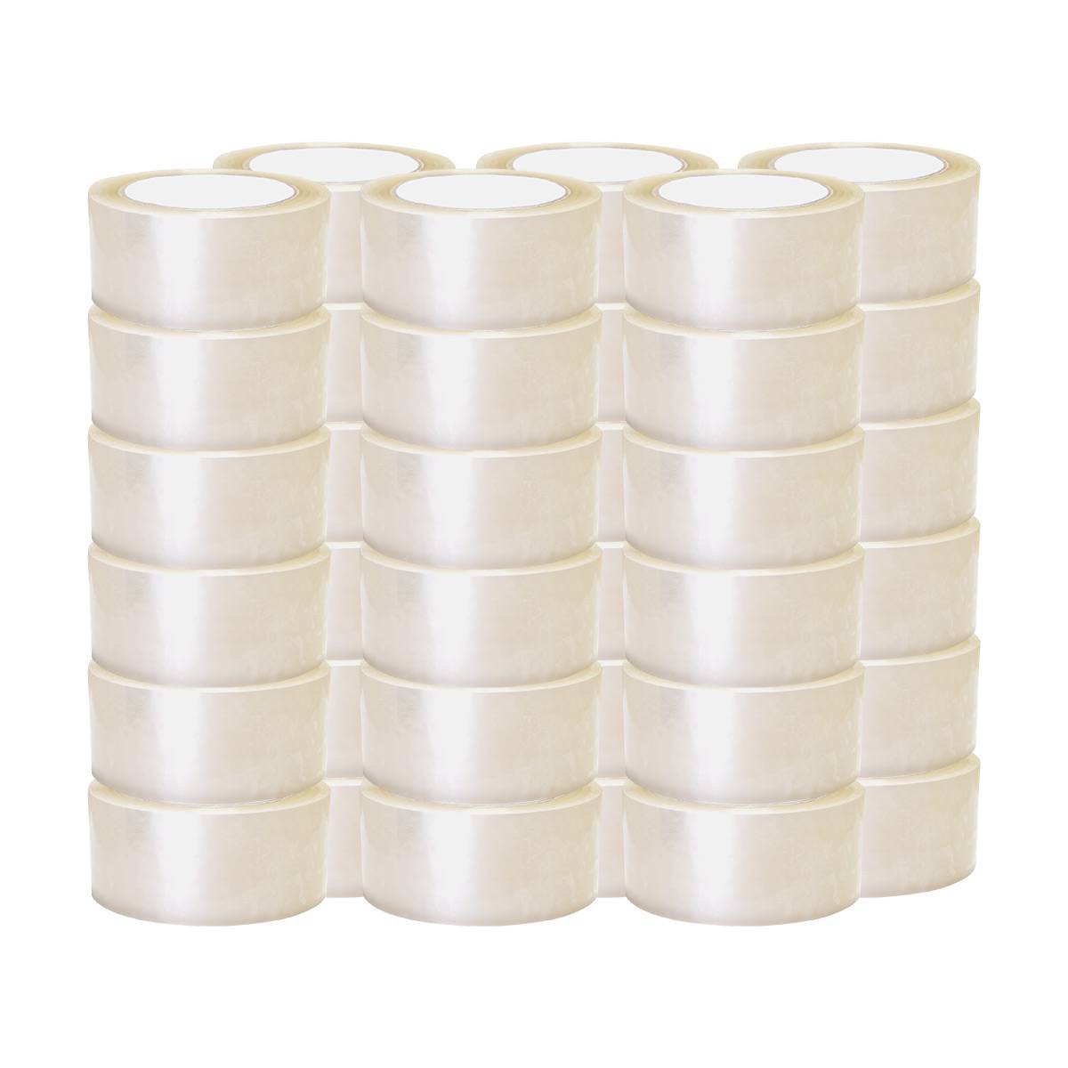 Ruban adhésif d'emballage polypropylène transparent 28µ - rouleau adhésif 50 mm x 100 m - Carton de 36 TECPLAST - Imagen 1