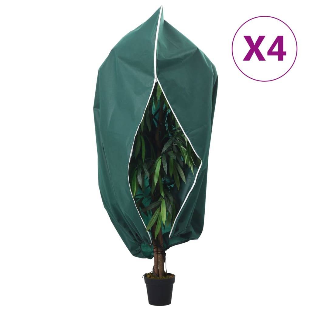 Vidaxl - Housses de protection pour plantes avec fermeture éclair 4 pcs vidaXL 3203573 - Image 1