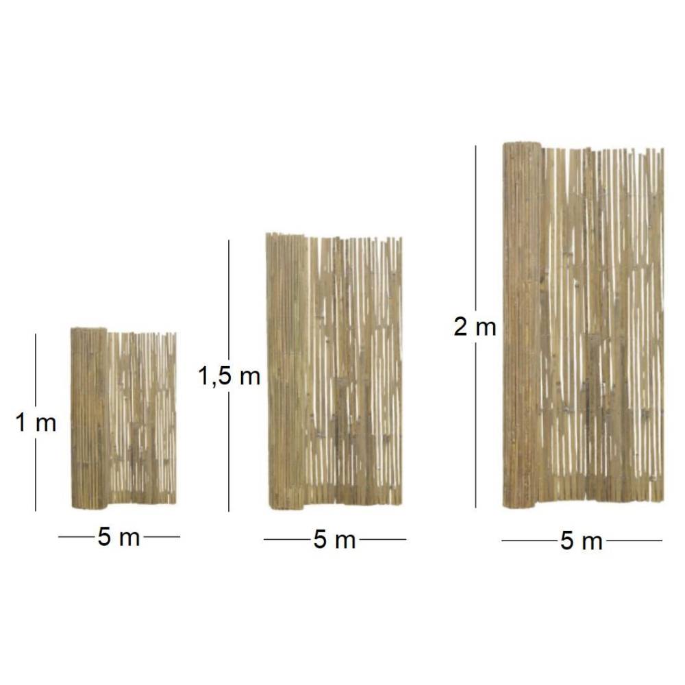 Jardindeco - Canisse en bambou naturel - 1 x 5m [A l'unité] - Image 3