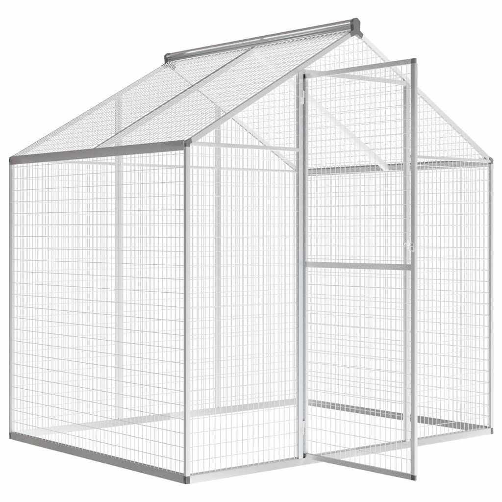 Vidaxl - Volière d'extérieur Aluminium 178 x 122 x 194 cm vidaXL 43557 - Imagen 4