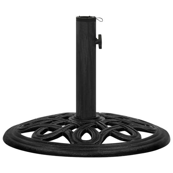 Maison Chic - Socle de parasol - accessoire parasol Noir 44x44x32 cm Fonte - MEUBLE PRO - Image 1