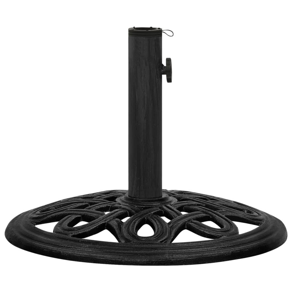 Maison Chic - Socle de parasol - accessoire parasol Noir 44x44x32 cm Fonte - MEUBLE PRO - Image 1