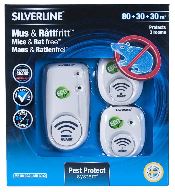 Silverline Sweden - Répulsifs pour rongeurs MR 80 DG2 + MR 30x2, 3 appareils Silverline Sweden - Imagen 3