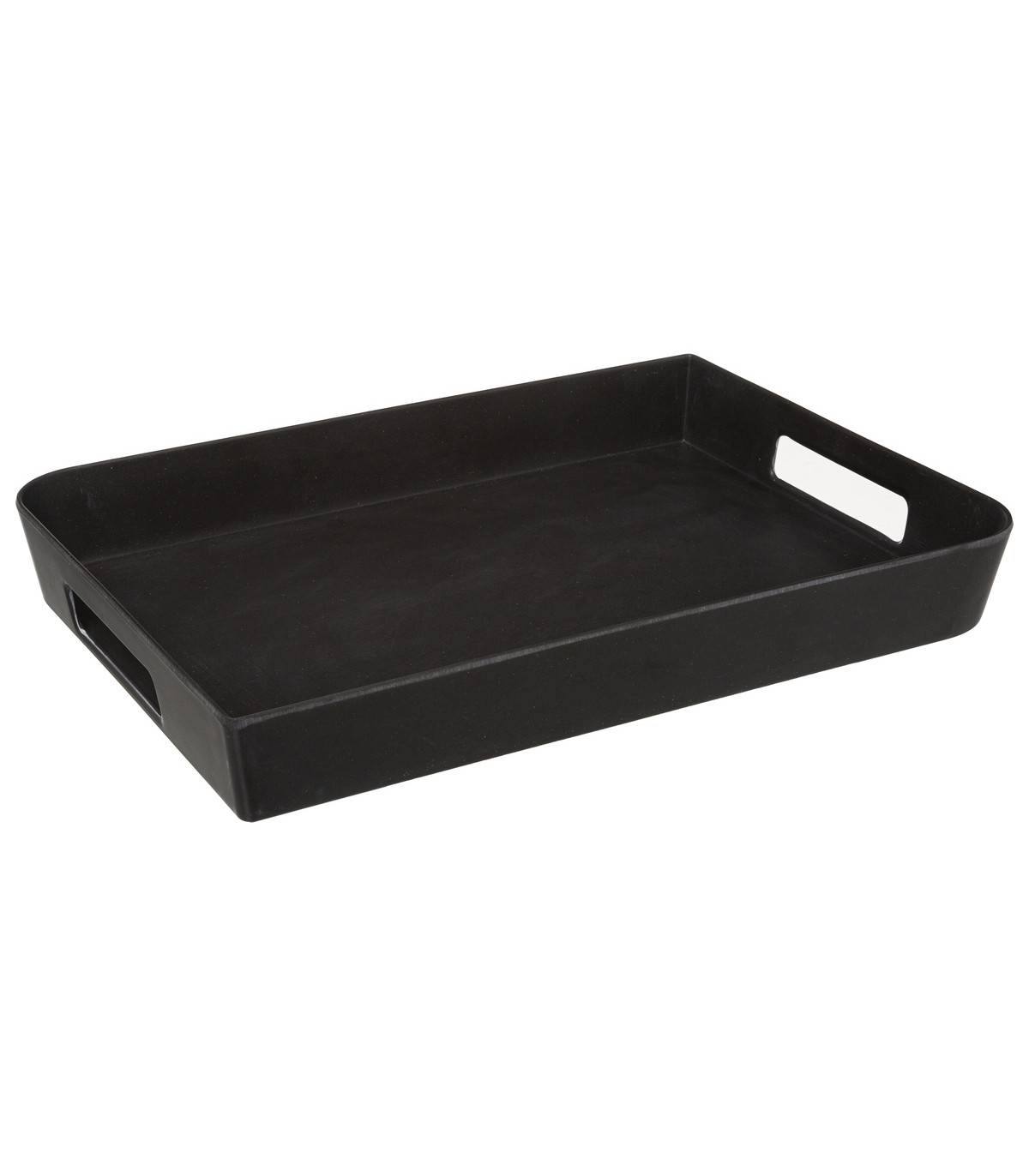 Plateau en Mélamine 35 x 25 cm Noir charbon - Imagen 1