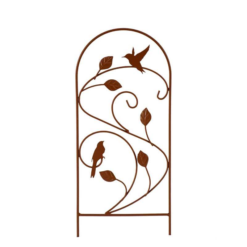 La Grande Prairie - Petit treillage déco oiseaux 15x1x38cm - Image 1