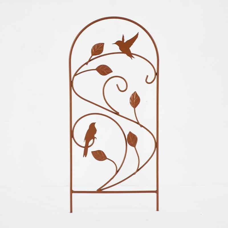 La Grande Prairie - Petit treillage déco oiseaux 15x1x38cm - Image 2