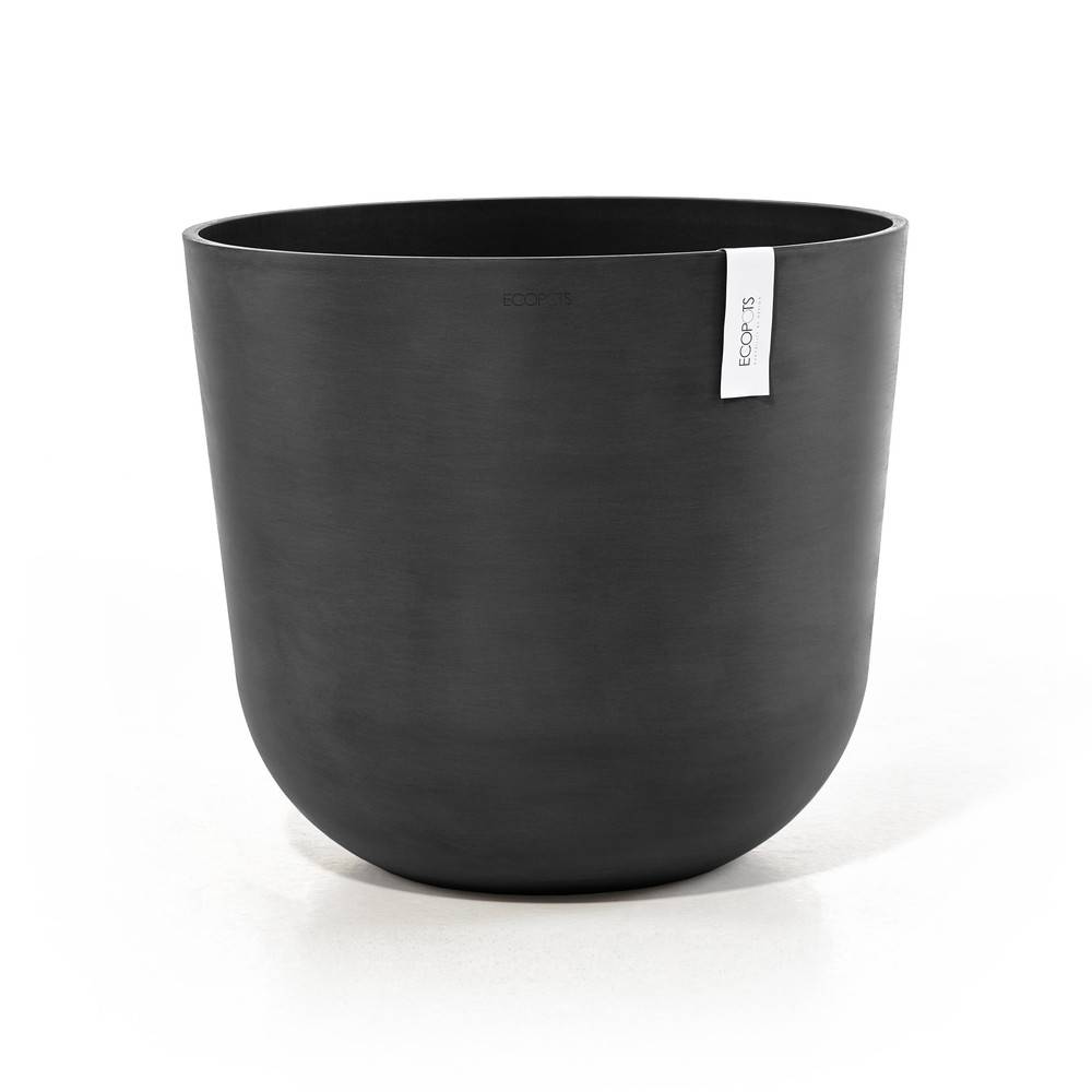 Ecopots - Pot Rond Oslo 55 Gris Foncé - Ø 55 x H. 47,9 cm - 85,6 L ECOPOTS - Imagen 1