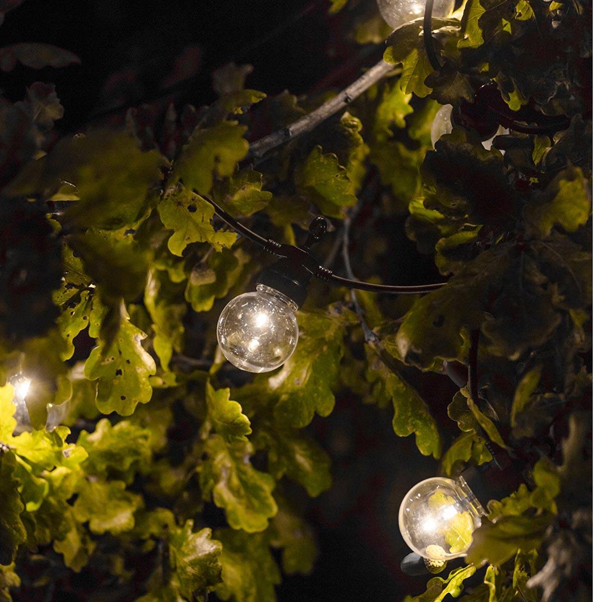 Lumisky - 2 Guirlandes solaires PARTY CLEAR SOLAR 10 globes 5.7M - Imagen 5