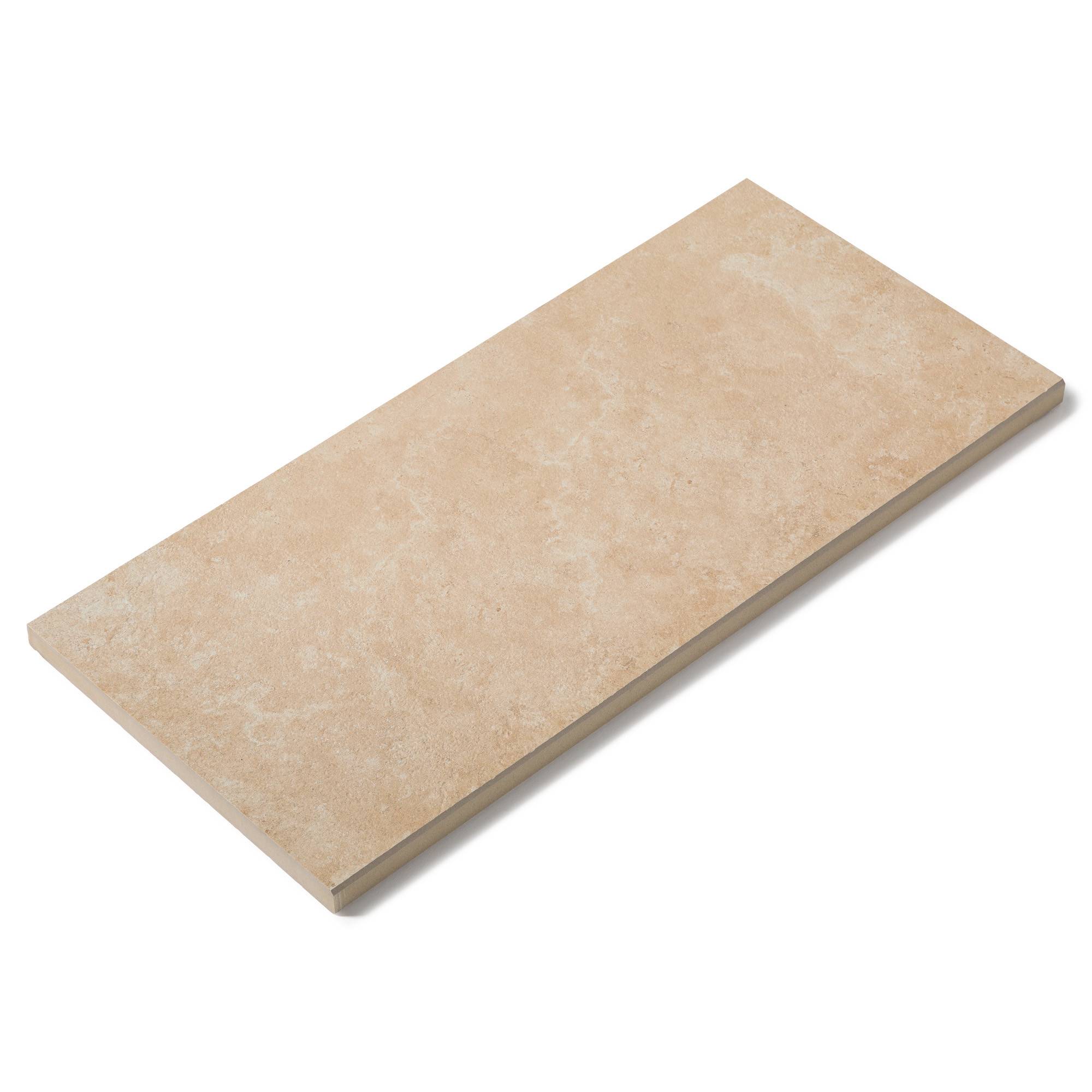 Margelle de piscine effet Travertin Nuancé 60x28x2 cm Bord Droit Pietra  - RO'MA CARRELAGE - Image 3