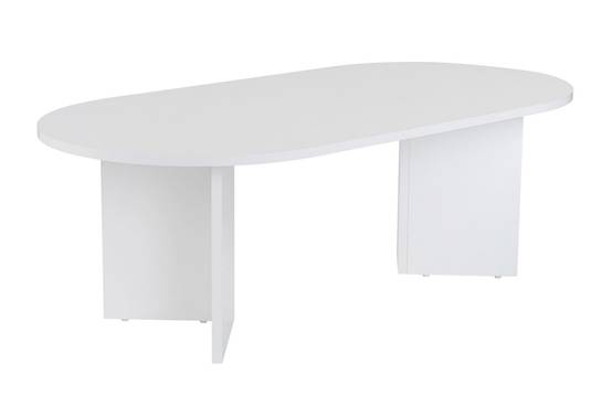 Hanah Home - Table Basse En Bois "sable" - 60 X 119 X 40 Cm - Blanc -hanah Home - Image 1