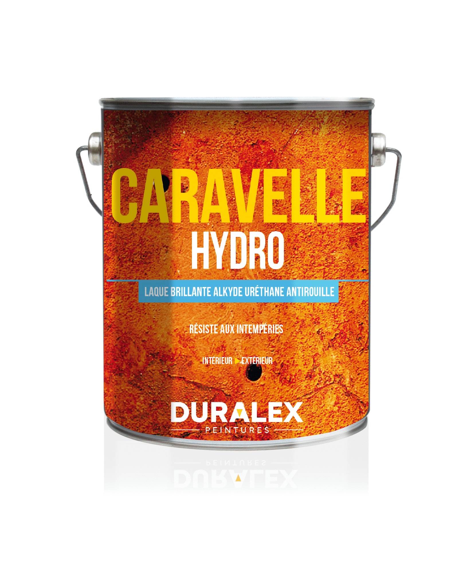 Duralex - Laque acrylique antirouille de finition Caravelle Hydro blanc 3L - DURALEX - 108300101