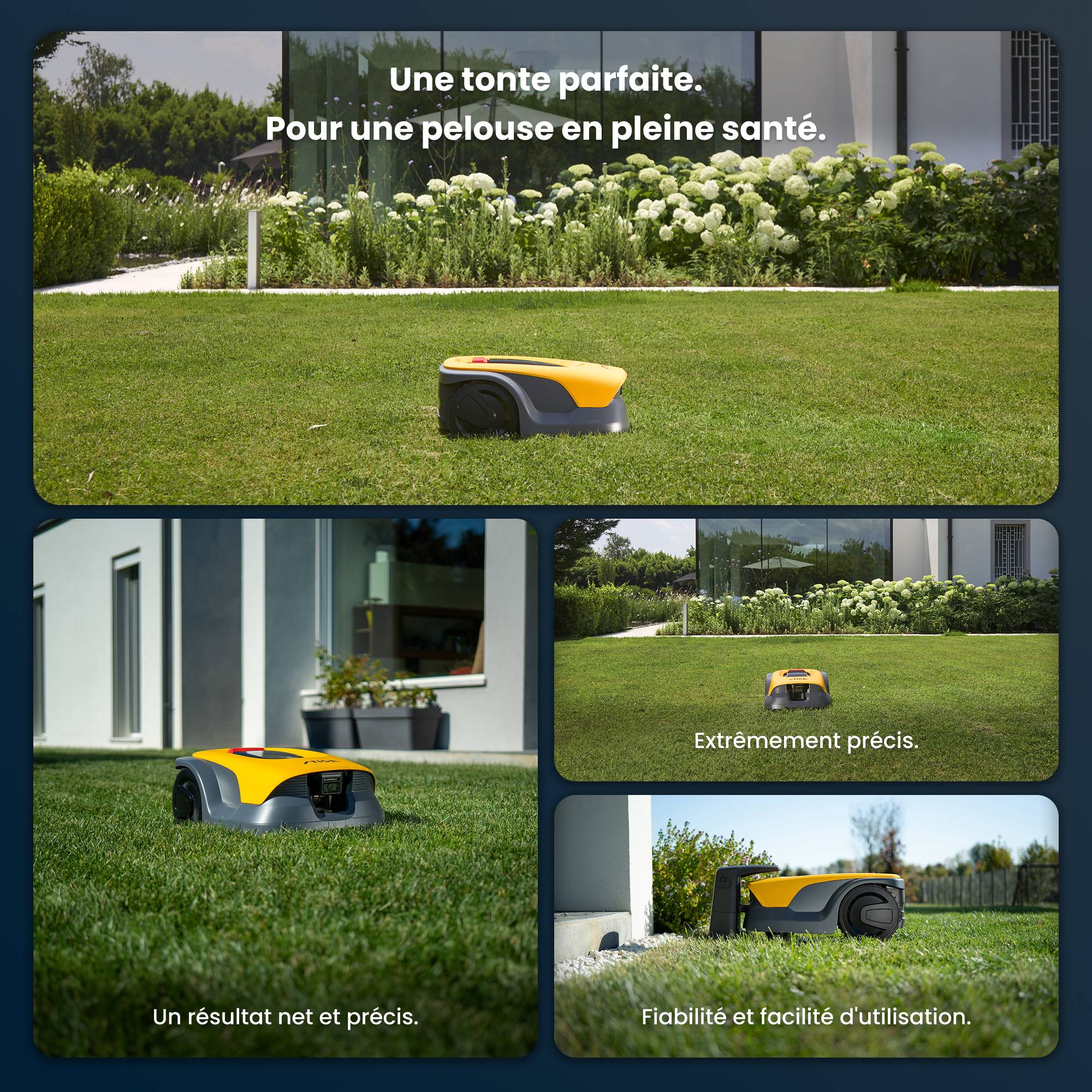Stiga - Robot Tondeuse Sans Fil A 25v a 25,2 V, 18 cm, 5 Ah, GPS-RTK, Caméra IA, jusqu'à 2 500 m² - STIGA - Image 2