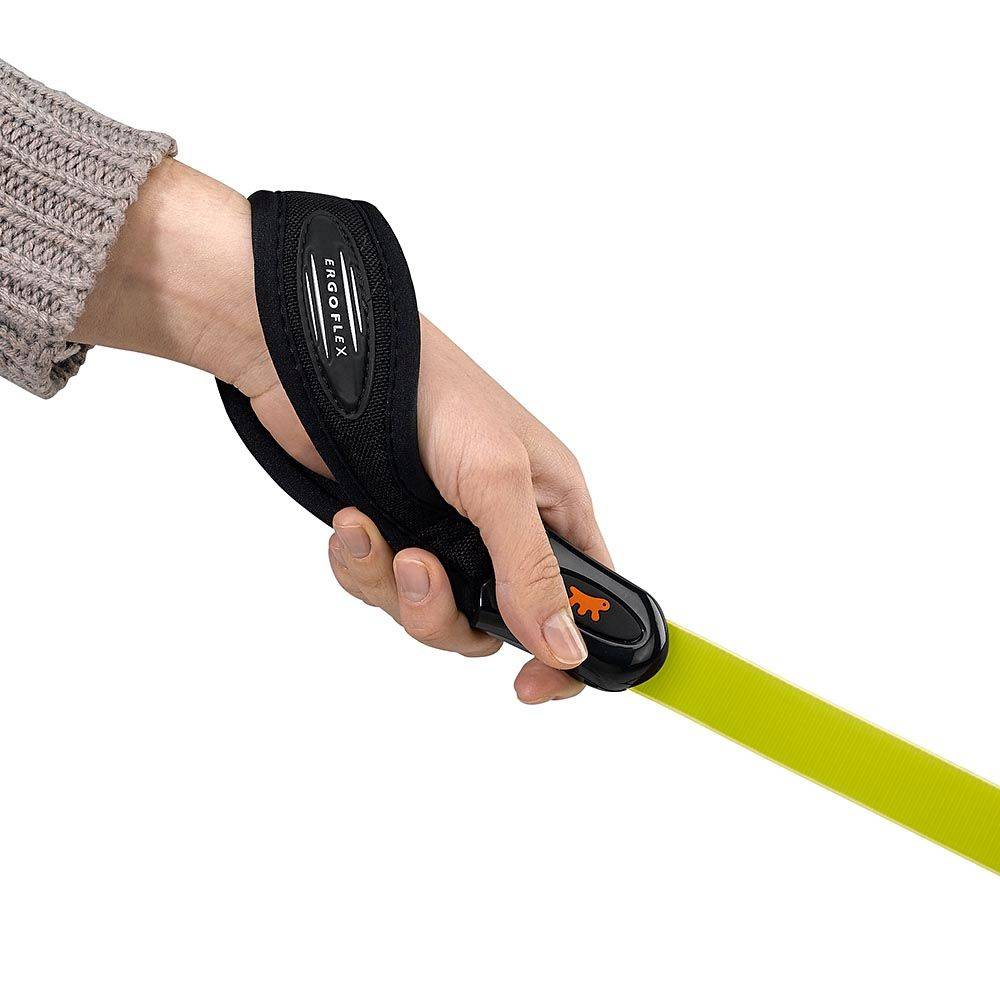 Ferplast - Laisse Courte pour Chiens EVOLUTION GM25/55, Hypoallergénique, Lavable, Poignée rembourrée, Vert - Imagen 2