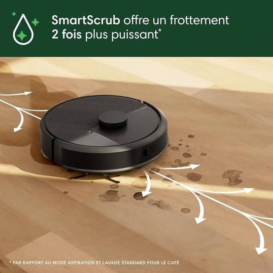 Robot aspirateur laveur Roomba Combo 105 LiDAR 7000 Pa - 0,4 L / 0,2 L - IROBOT - Image 5