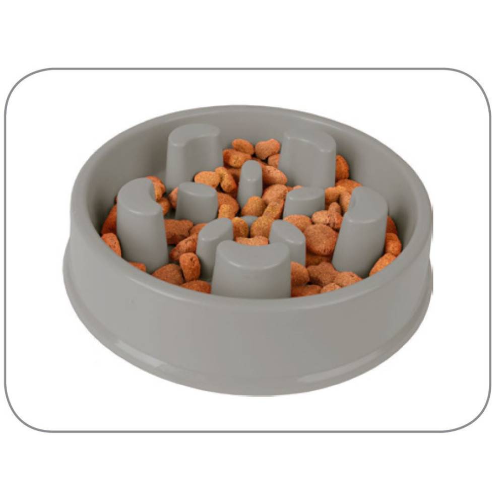Gamelle anti-glouton BABA  grise contenance 500 ML ø 16.5 CM - Imagen 3
