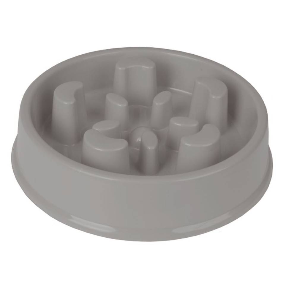 Gamelle anti-glouton BABA  grise contenance 500 ML ø 16.5 CM - Imagen 1