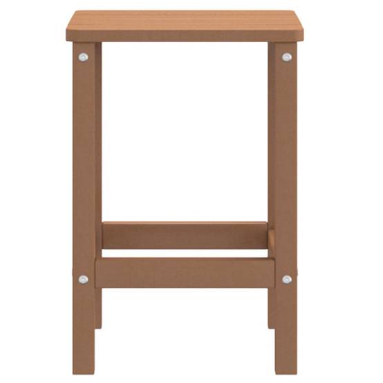 ComfortXL - Petite Table Basse Adirondack Marron 38cm en PEHD imitation Bois, pour Jardin ou Terrasse – ComfortXL Outdoor Living - Image 4