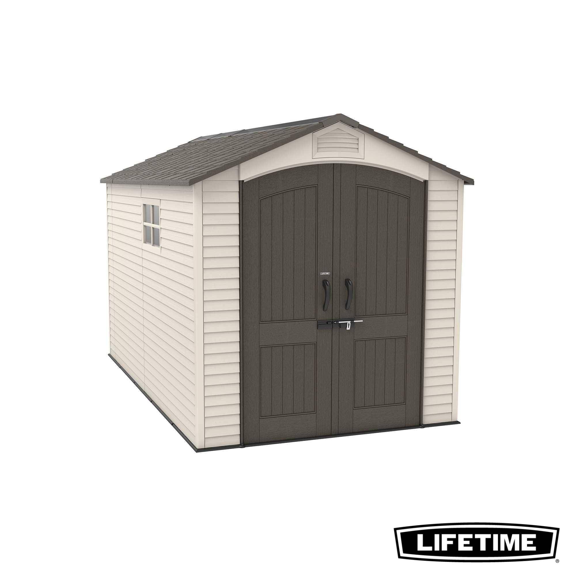 Lifetime - Abri de jardin résine 7.77m2 (2,13 x 3,65 m) LIFETIME #60282 - Image 1
