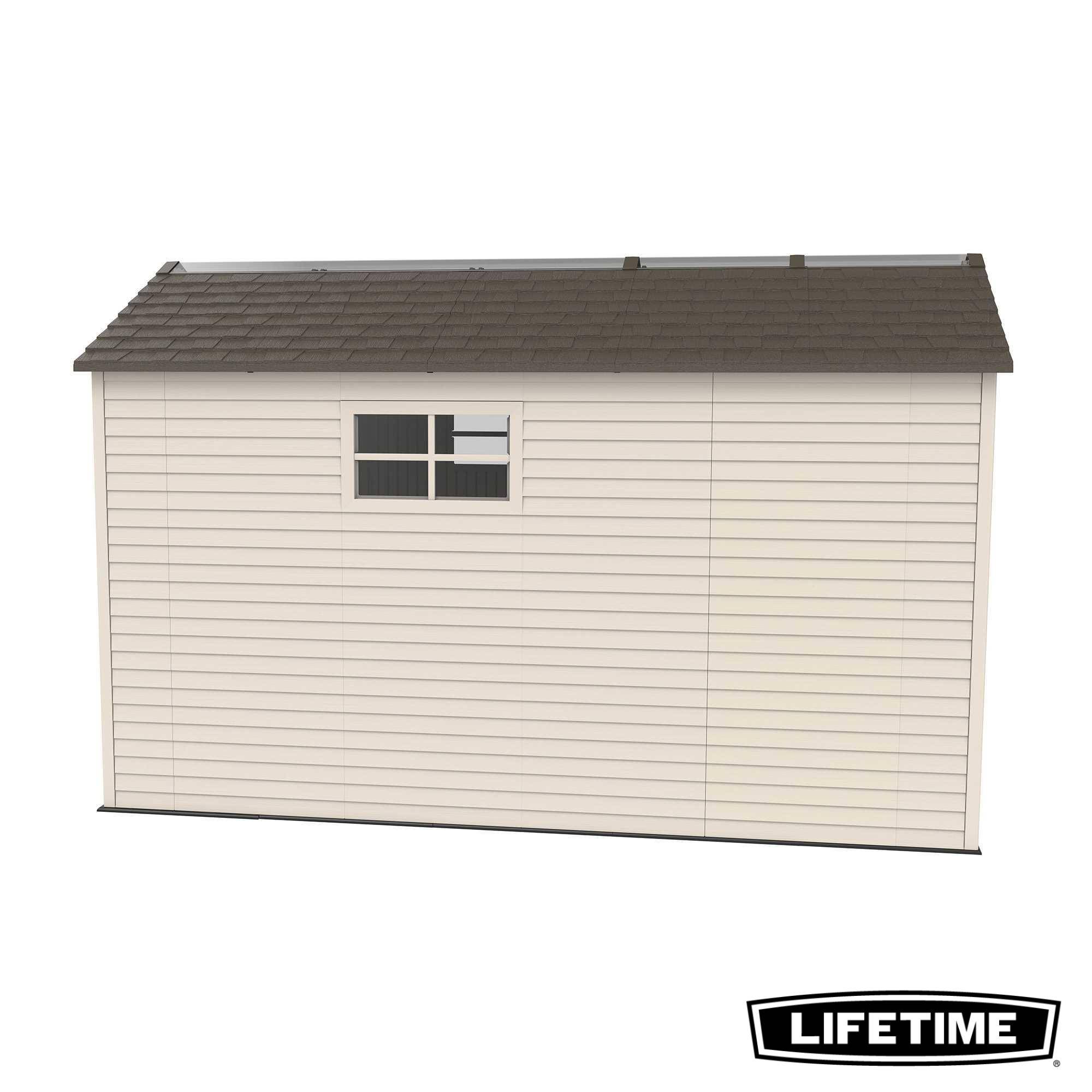 Lifetime - Abri de jardin résine 7.77m2 (2,13 x 3,65 m) LIFETIME #60282 - Image 2
