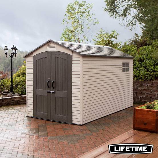 Lifetime - Abri de jardin résine 7.77m2 (2,13 x 3,65 m) LIFETIME #60282 - Image 4