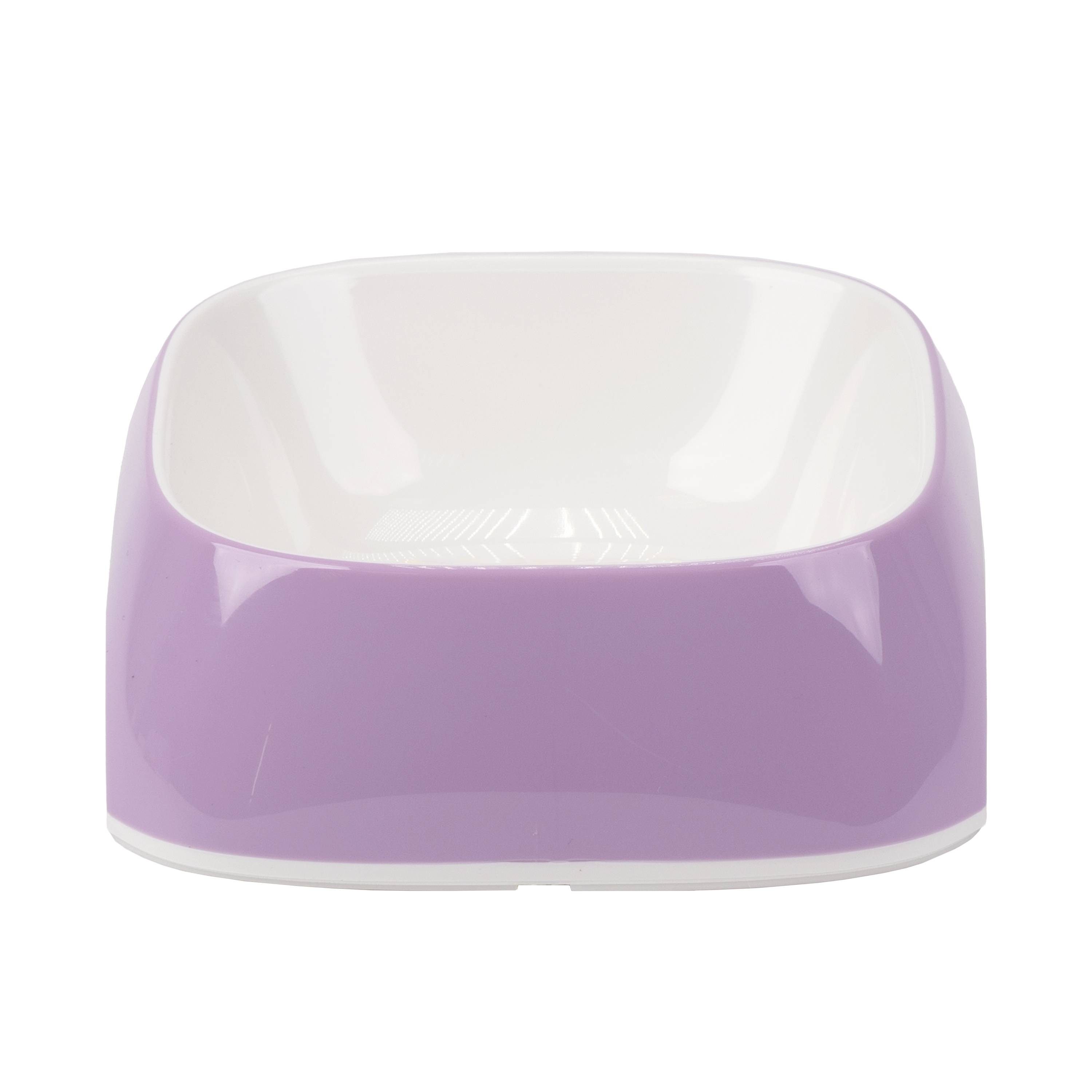 Ferplast - Ferplast Gamelle pour chat Glam - Gamelle à nourriture et à eau pour chat en plastique à la mode, antidérapant, facile à nettoyer, 0,4 litre, Lilas - Imagen 3