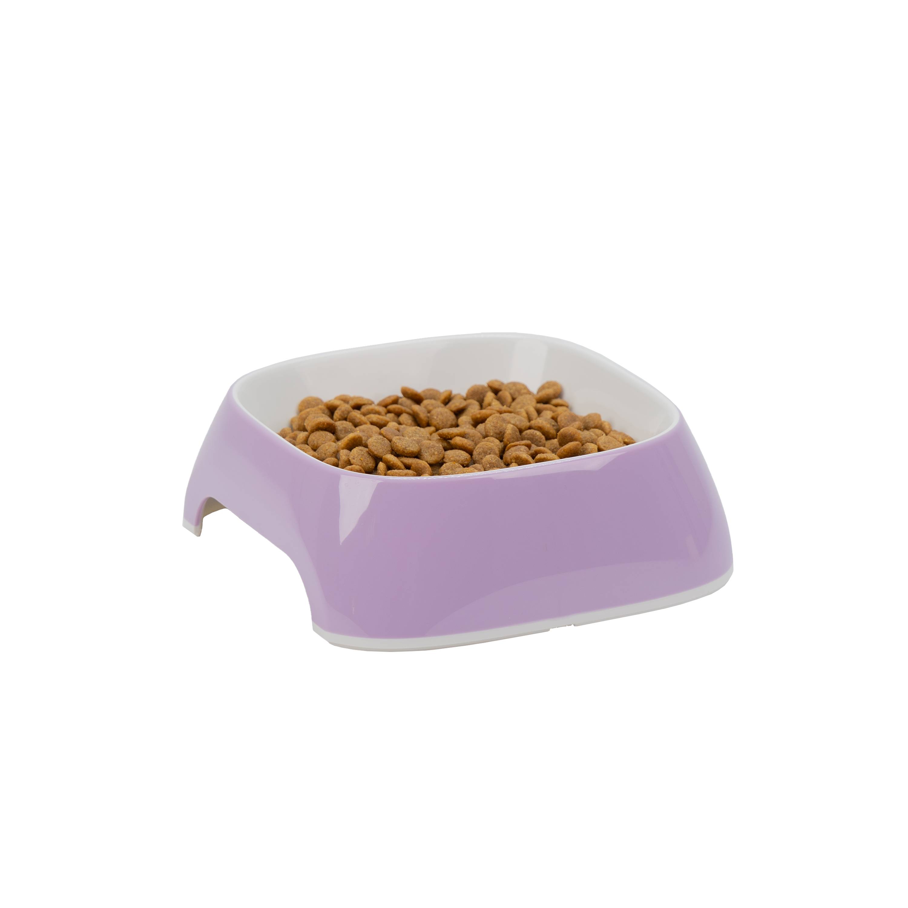 Ferplast - Ferplast Gamelle pour chat Glam - Gamelle à nourriture et à eau pour chat en plastique à la mode, antidérapant, facile à nettoyer, 0,4 litre, Lilas - Imagen 2