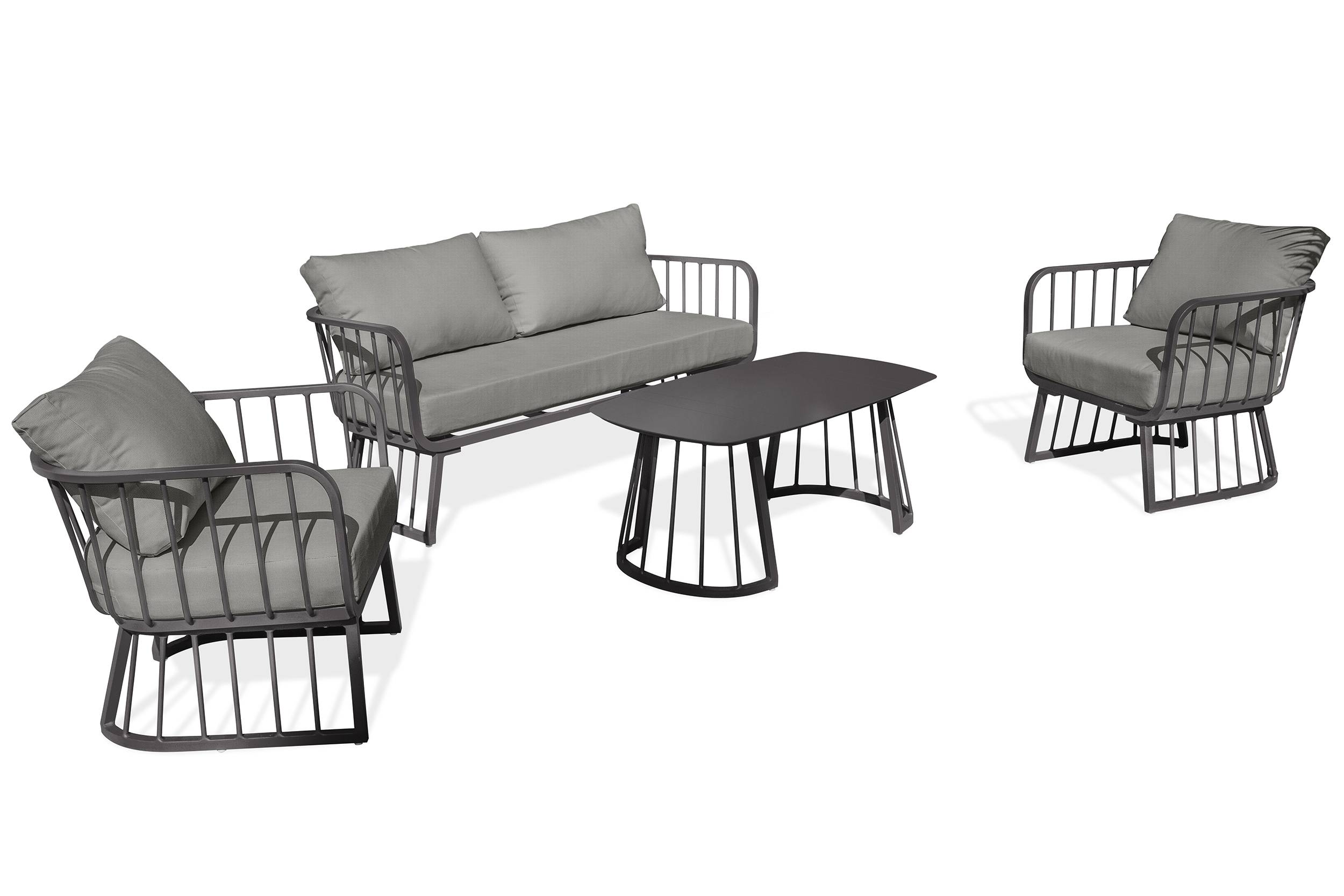 City Garden - Salon de jardin APOLLINE en aluminium - CITY GARDEN - Imagen 5