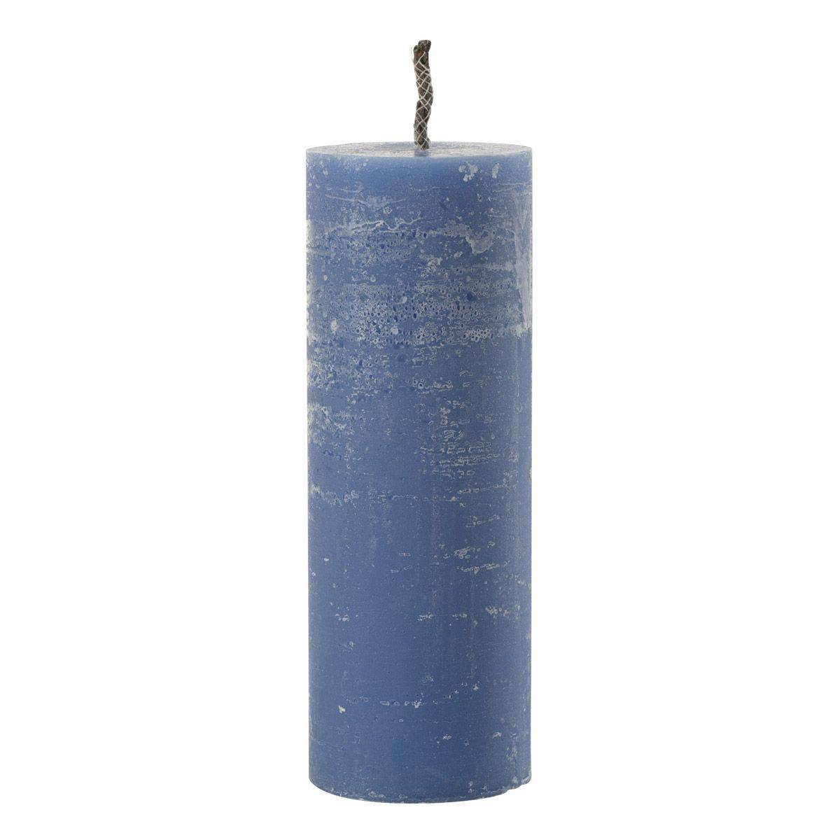 Bougie Pilier Extérieur "Odessa" 28cm Bleu - Image 1